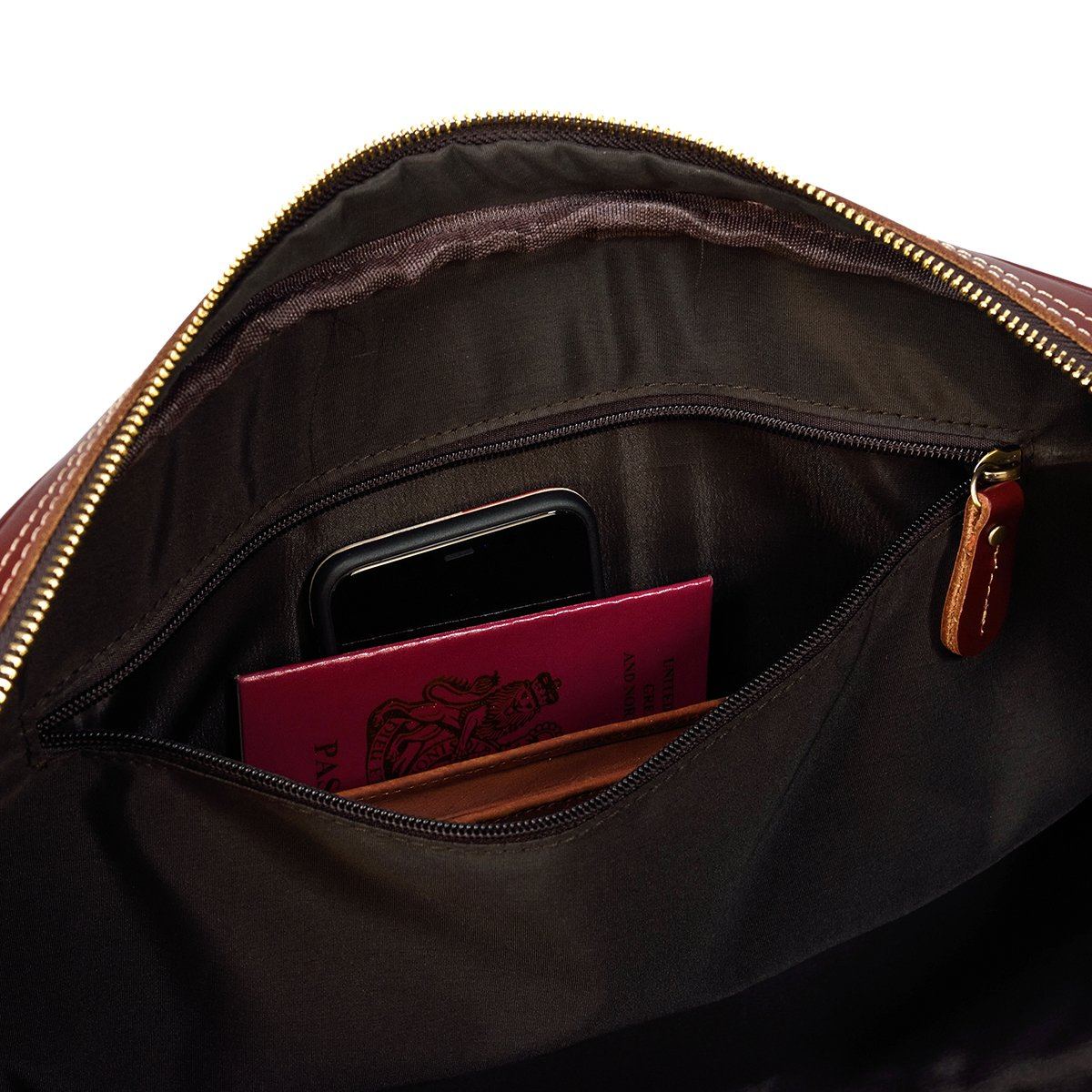 Leather Weekender Bag | RIO - Image 15