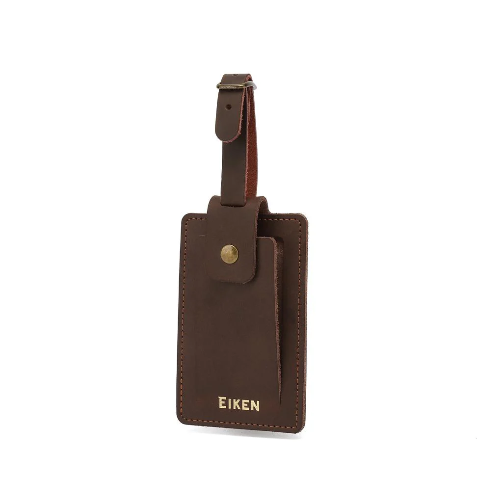 Customisable Leather Luggage Tag - Image 3