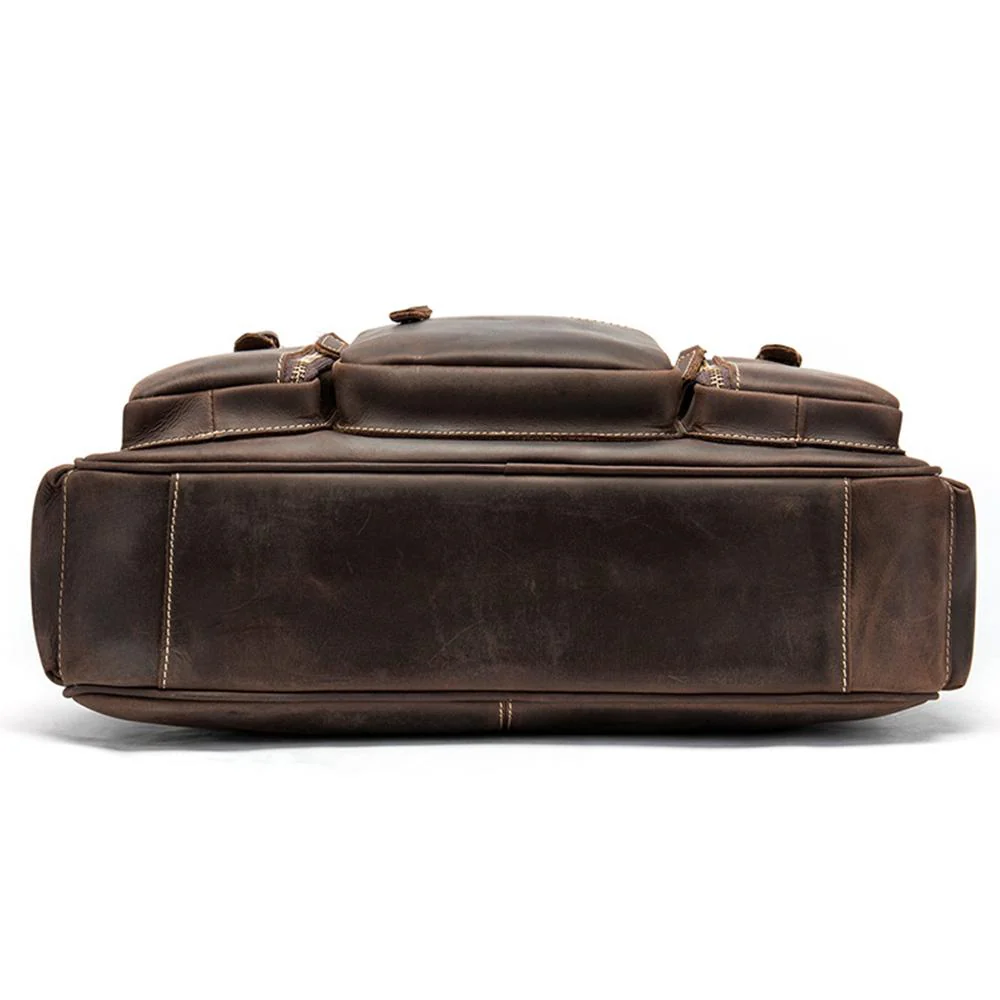 Leather Messenger Bag | MANOA - Image 10