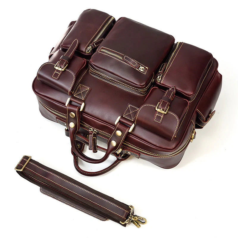Leather Messenger Bag | MANOA - Image 17