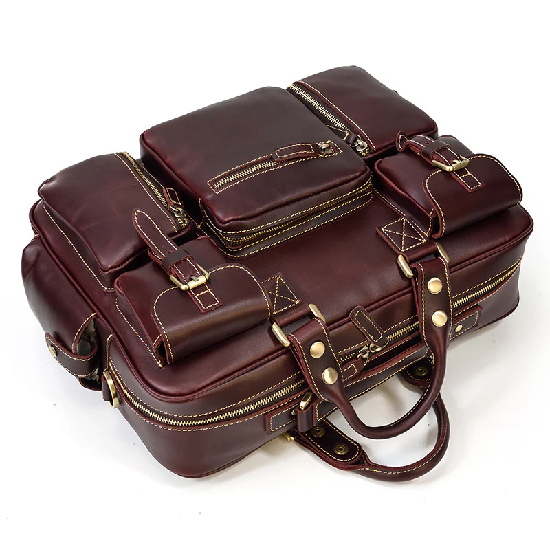 Leather Messenger Bag | MANOA - Image 18