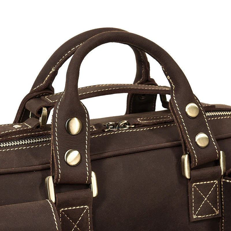 Leather Messenger Bag | MANOA - Image 21