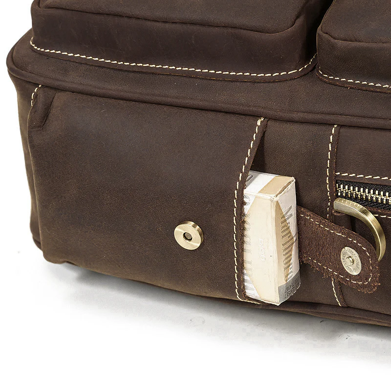 Leather Messenger Bag | MANOA - Image 22