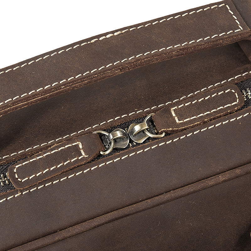 Leather Messenger Bag | MANOA - Image 24