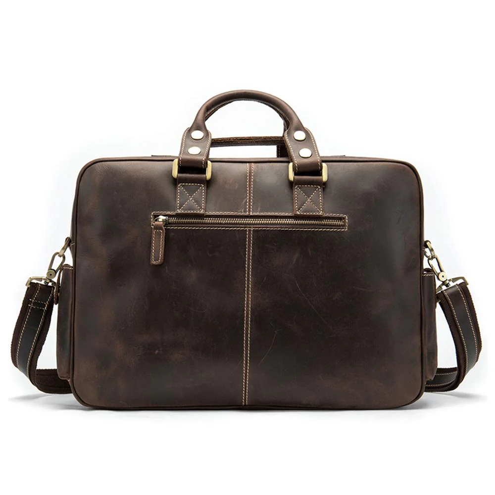 Leather Messenger Bag | MANOA - Image 4