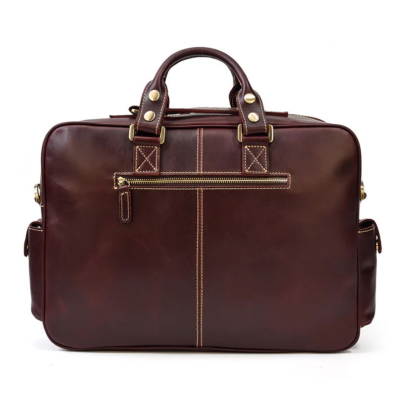 Leather Messenger Bag | MANOA - Image 6
