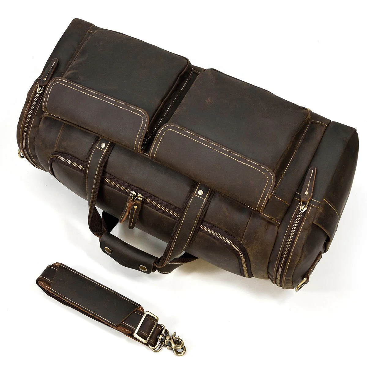 Men's Leather Duffle Bag | BOGOTA - Image 11