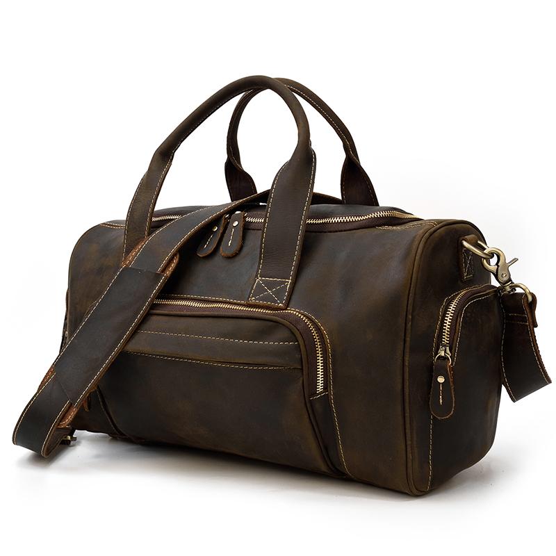 Mens Leather Holdall | GUAYAQUIL - Image 11