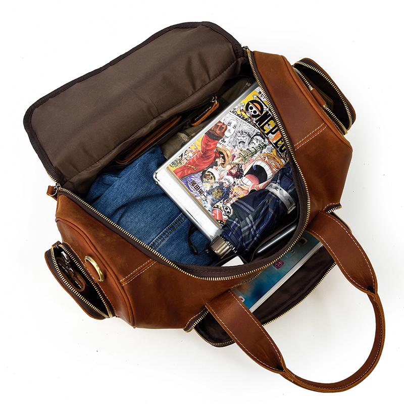 Mens Leather Holdall | GUAYAQUIL - Image 26