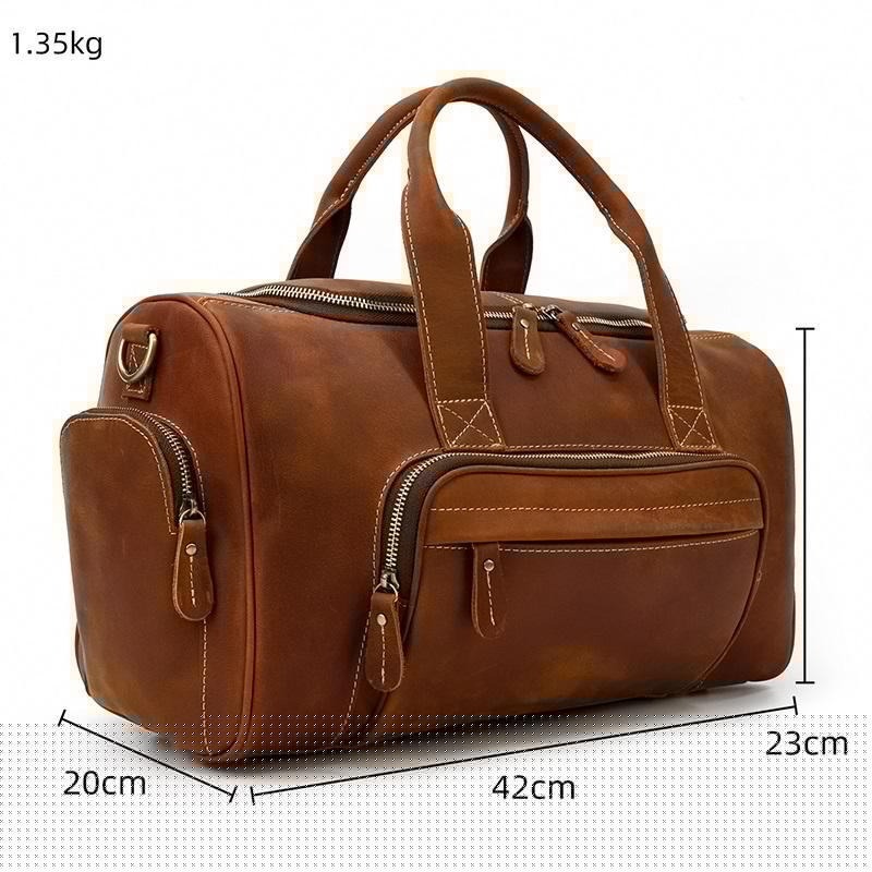 Mens Leather Holdall | GUAYAQUIL - Image 3