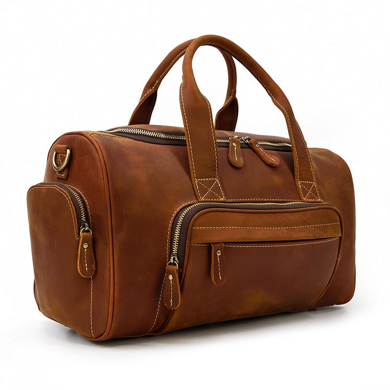 Mens Leather Holdall | GUAYAQUIL - Image 8