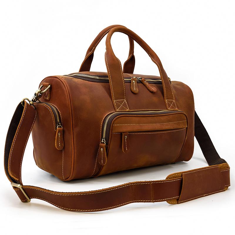 Mens Leather Holdall | GUAYAQUIL - Image 9