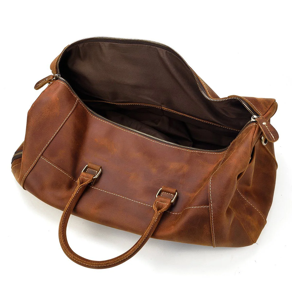 Men's Leather Weekend Bag | MANAGUA - Image 15