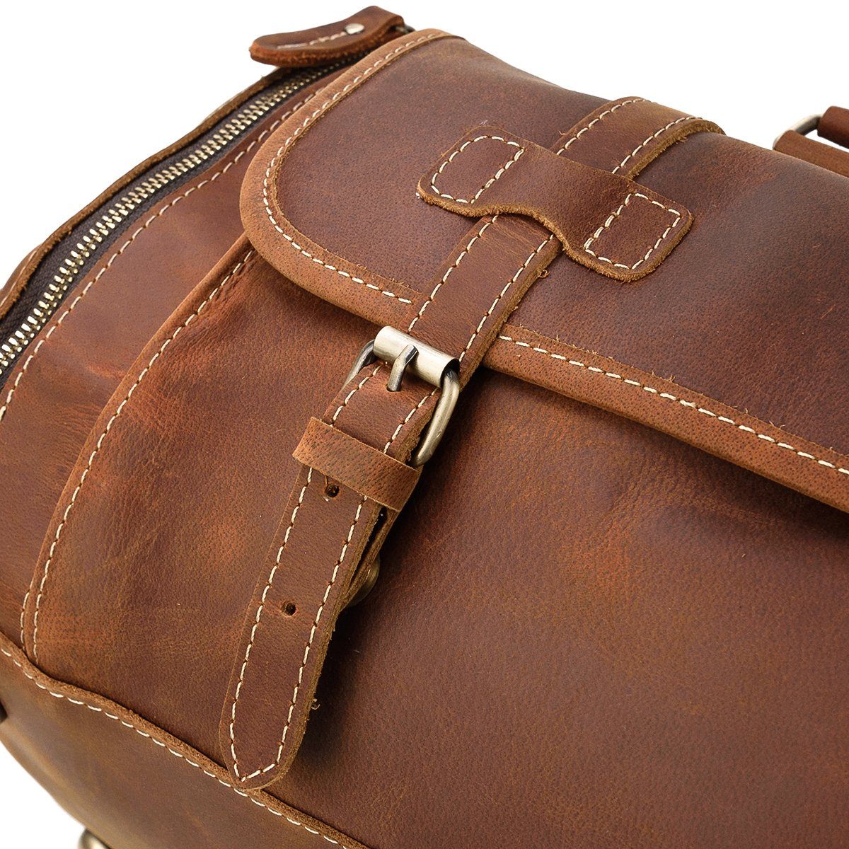 Men's Leather Weekend Bag | MANAGUA - Image 17