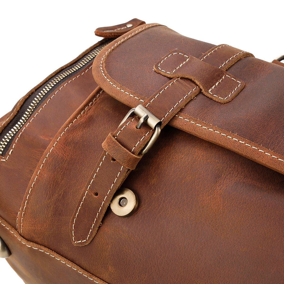 Men's Leather Weekend Bag | MANAGUA - Image 18