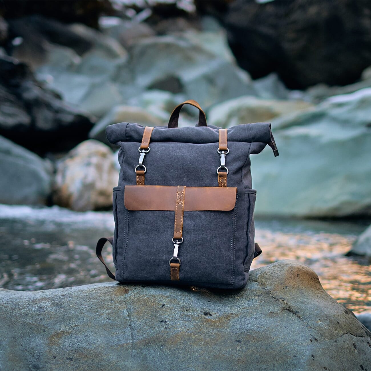 Retro Canvas Rucksack | REYKJAVIK - Image 13