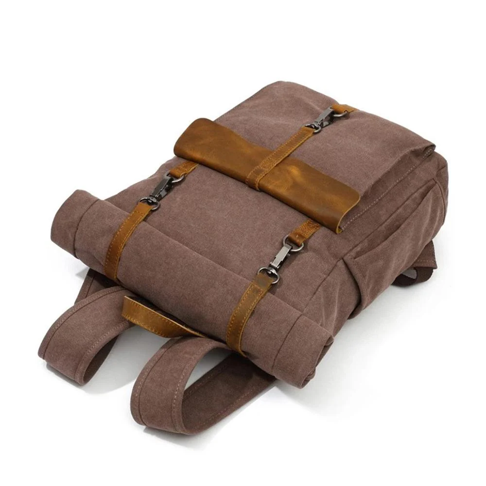 Retro Canvas Rucksack | REYKJAVIK - Image 9