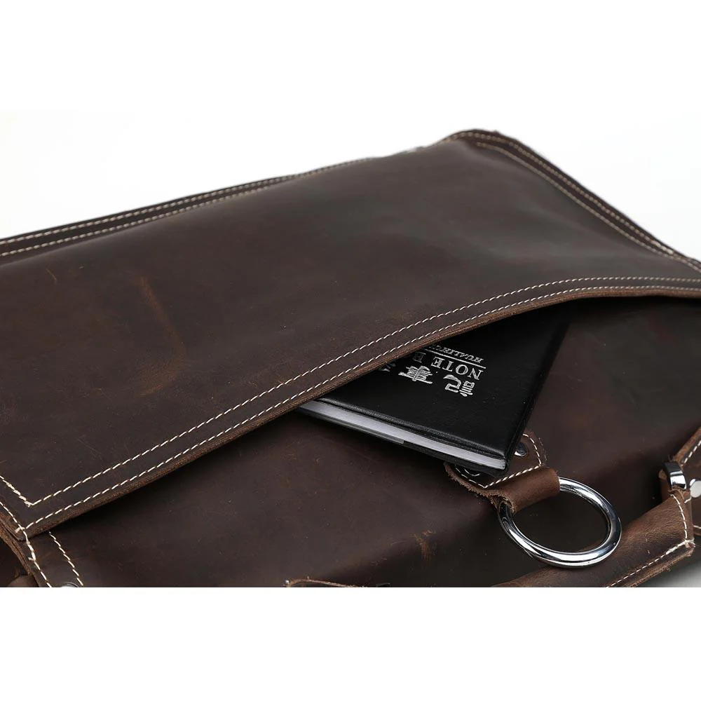 Tan Leather Shoulder Bag | ATAKAMA - Image 10