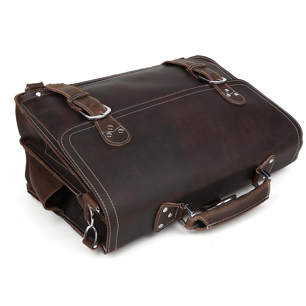 Tan Leather Shoulder Bag | ATAKAMA - Image 5