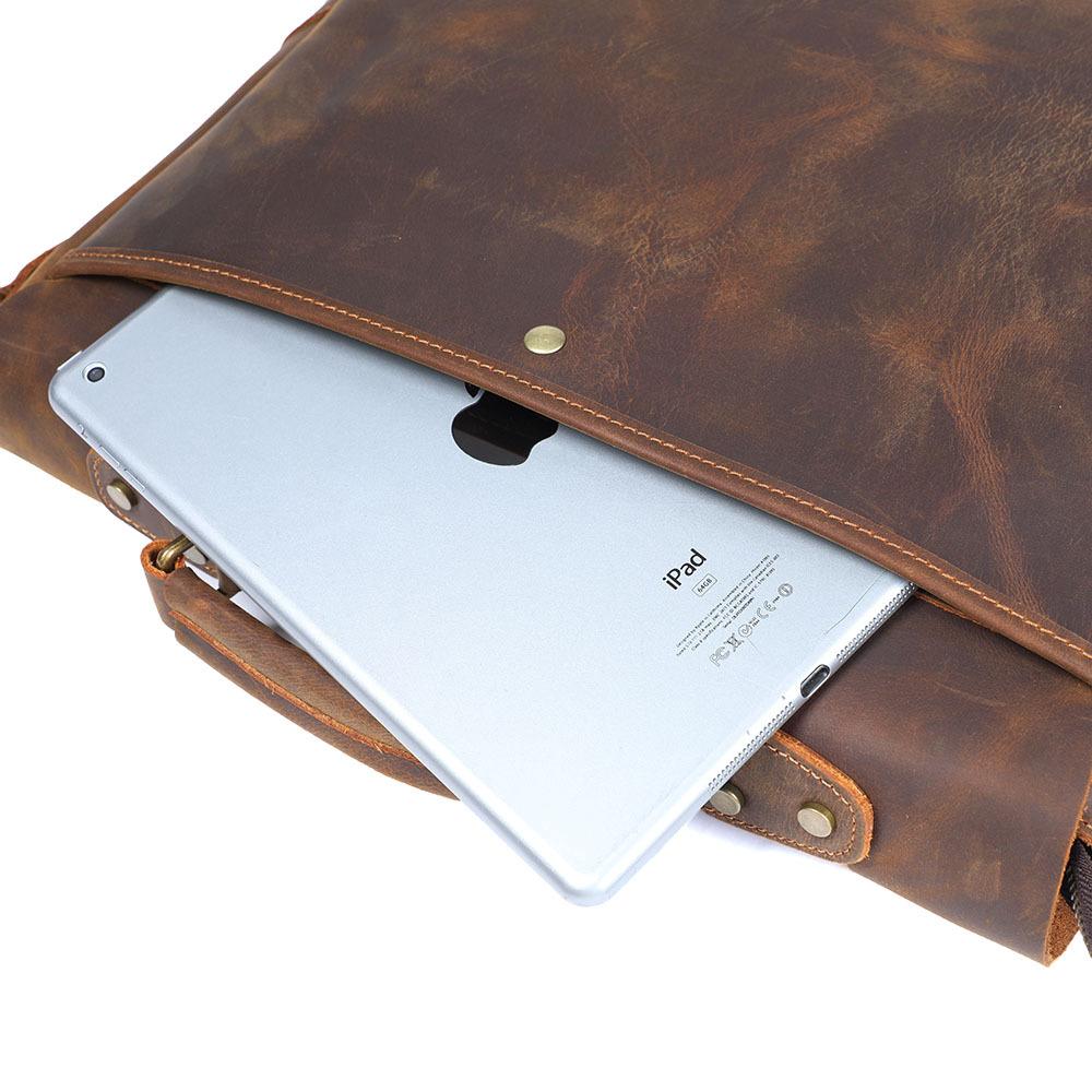 Leather Shoulder Bag | VATEA - Image 11