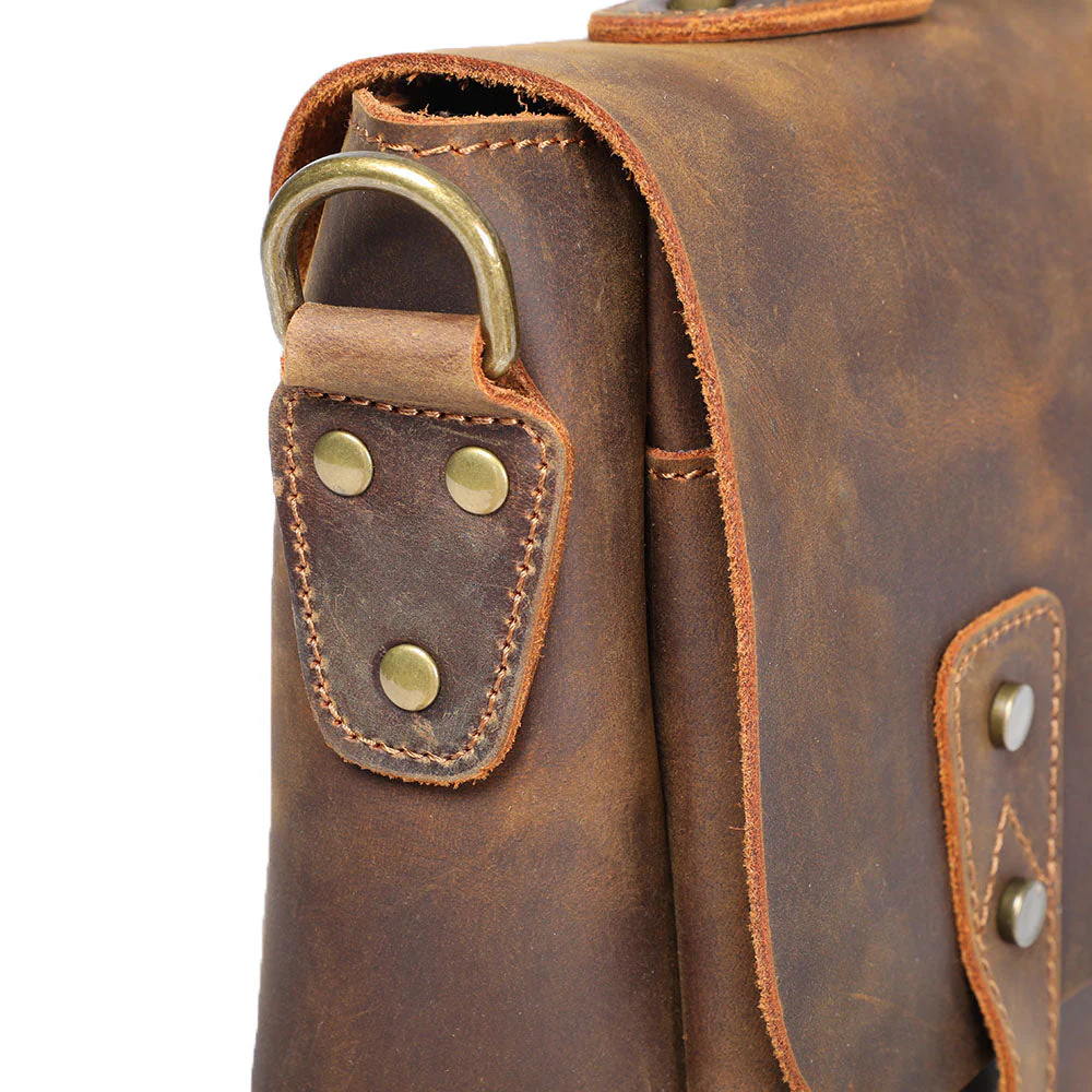 Leather Shoulder Bag | VATEA - Image 14