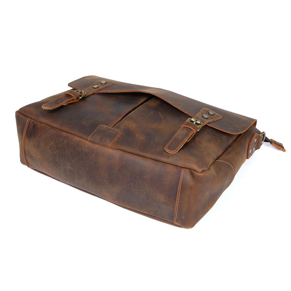 Leather Shoulder Bag | VATEA - Image 3