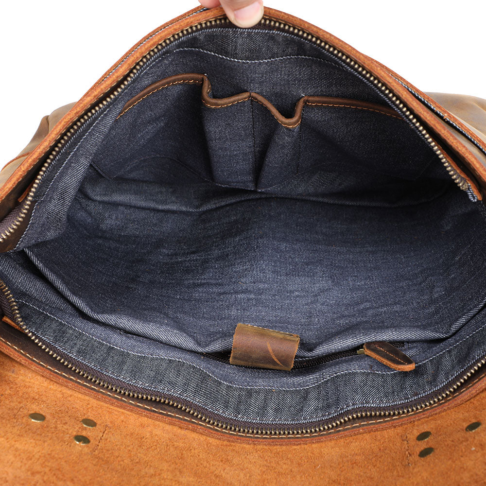 Leather Shoulder Bag | VATEA - Image 7