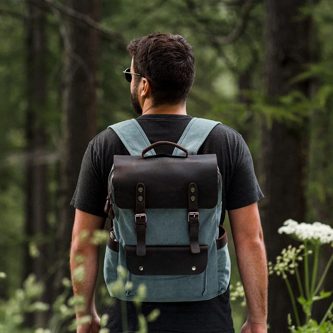 Canvas Laptop Backpack | HELSINKI - Image 11