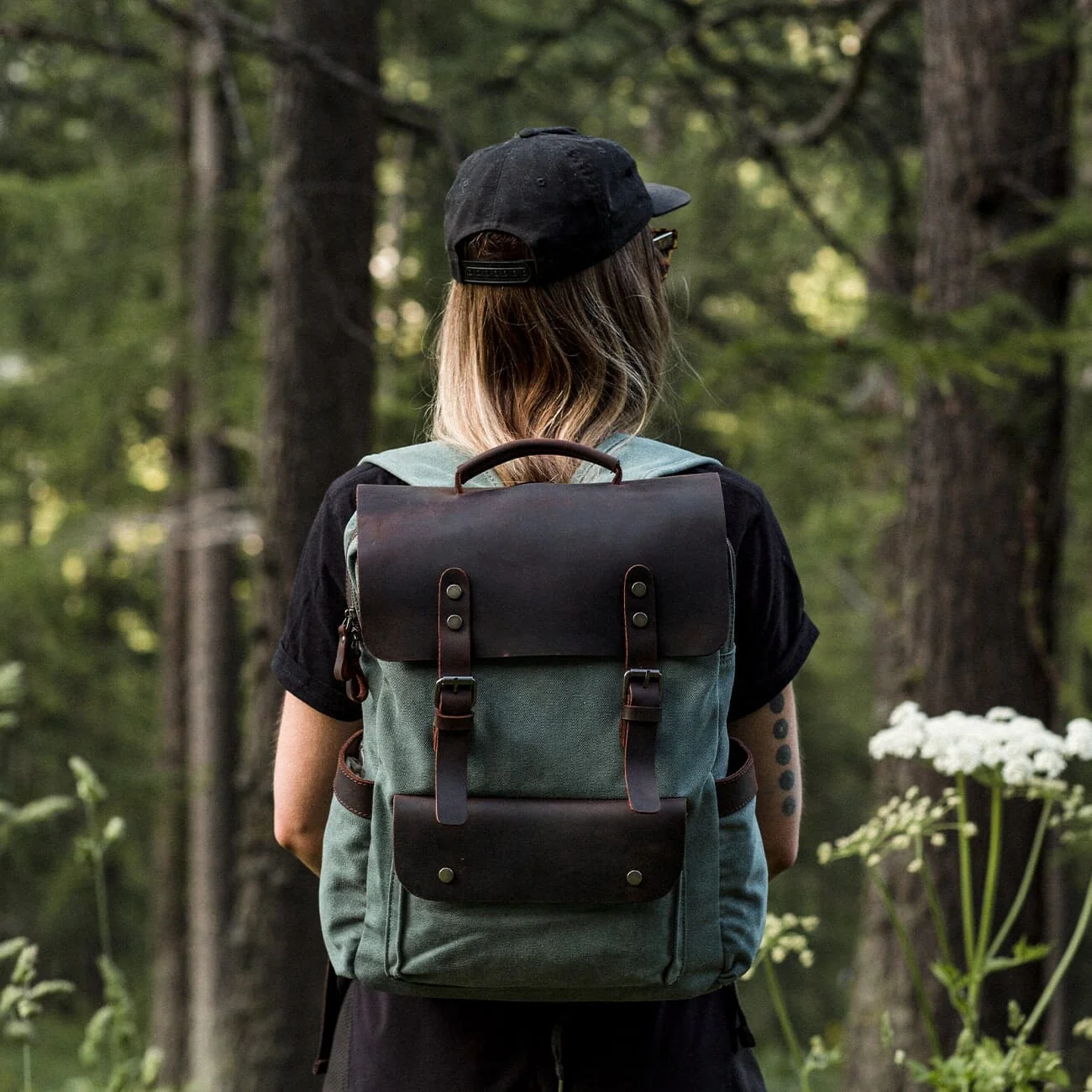 Canvas Laptop Backpack | HELSINKI - Image 12