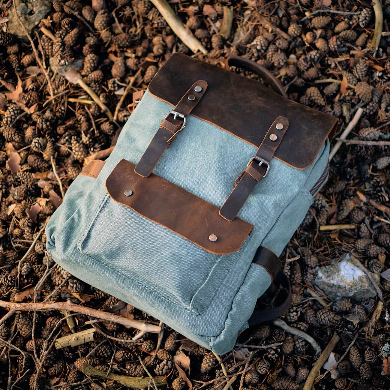 Canvas Laptop Backpack | HELSINKI - Image 14