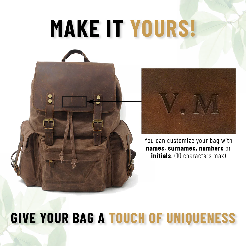 Waxed Canvas Backpack | LATVIA - Image 29