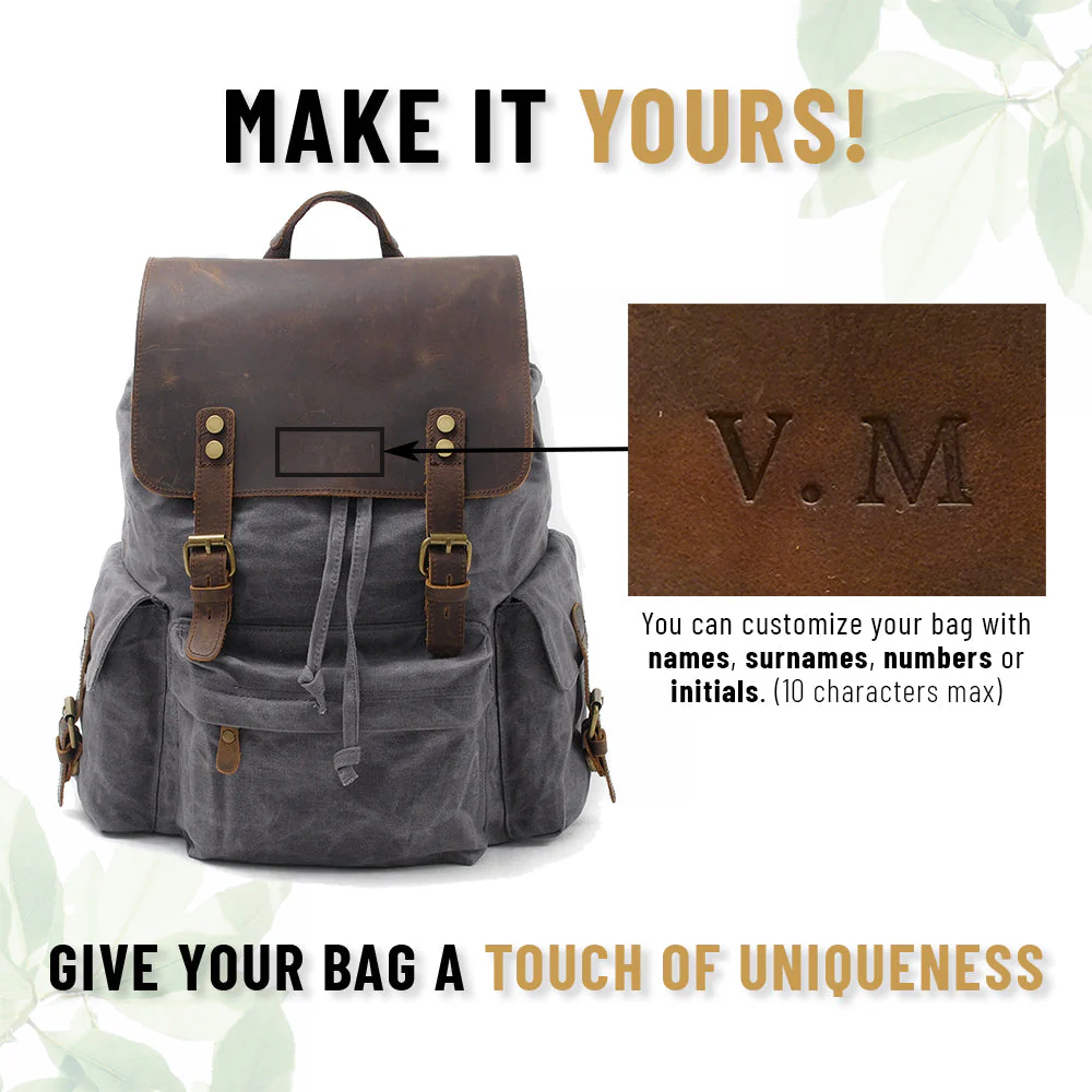 Waxed Canvas Backpack | LATVIA - Image 30