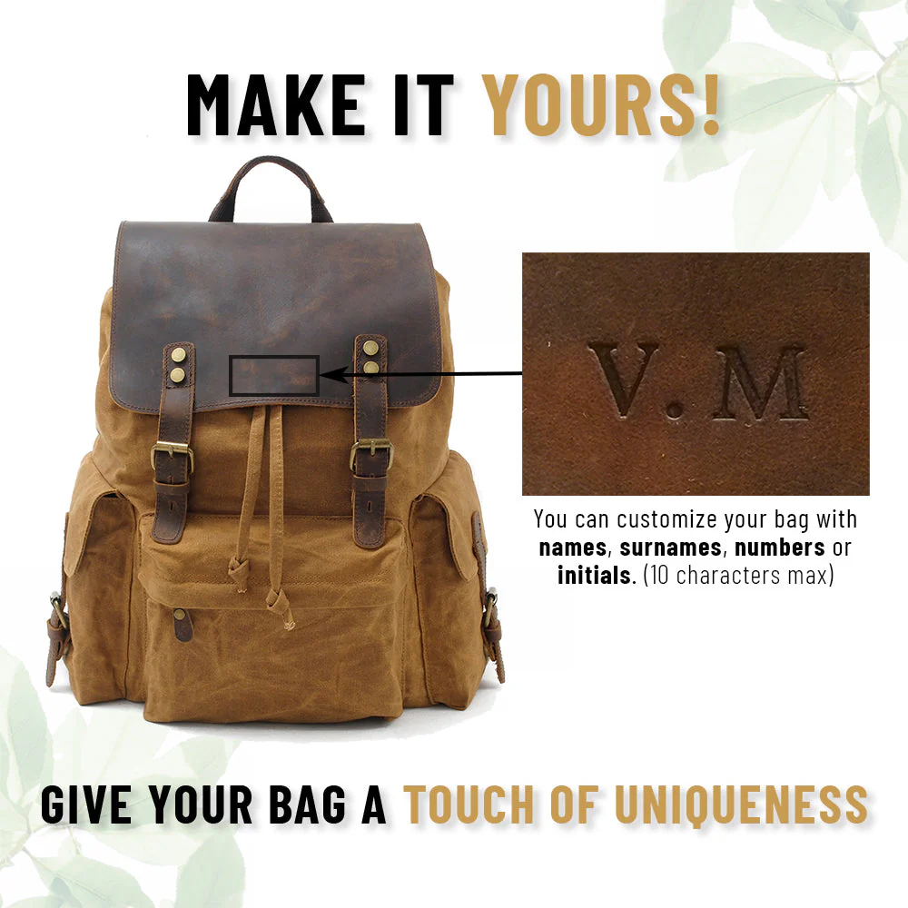 Waxed Canvas Backpack | LATVIA - Image 31