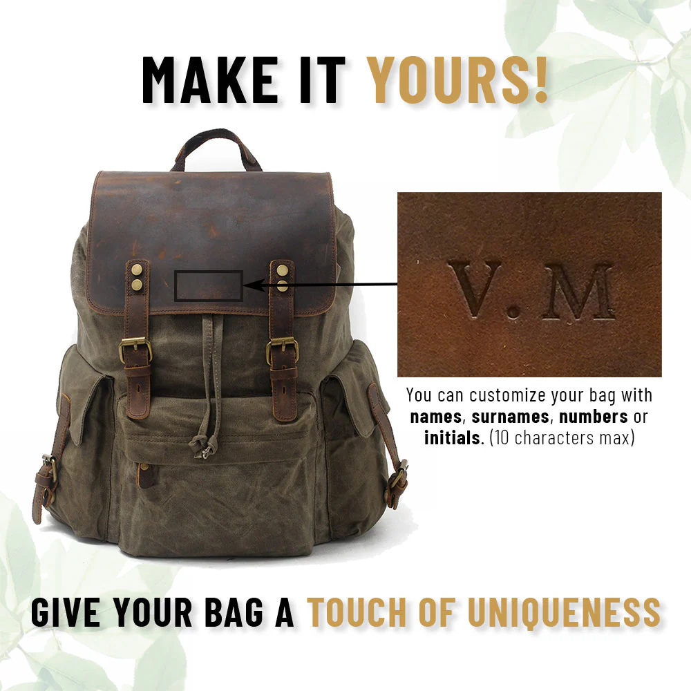 Waxed Canvas Backpack | LATVIA - Image 32
