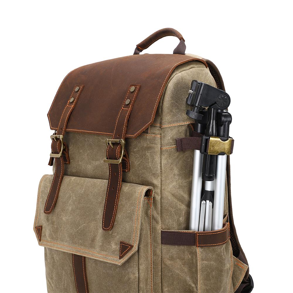 Waxed Canvas Camera Backpack | ALGONQUIN - Image 10
