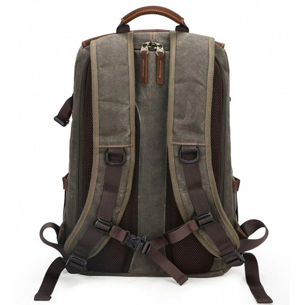 Waxed Canvas Camera Backpack | ALGONQUIN - Image 6