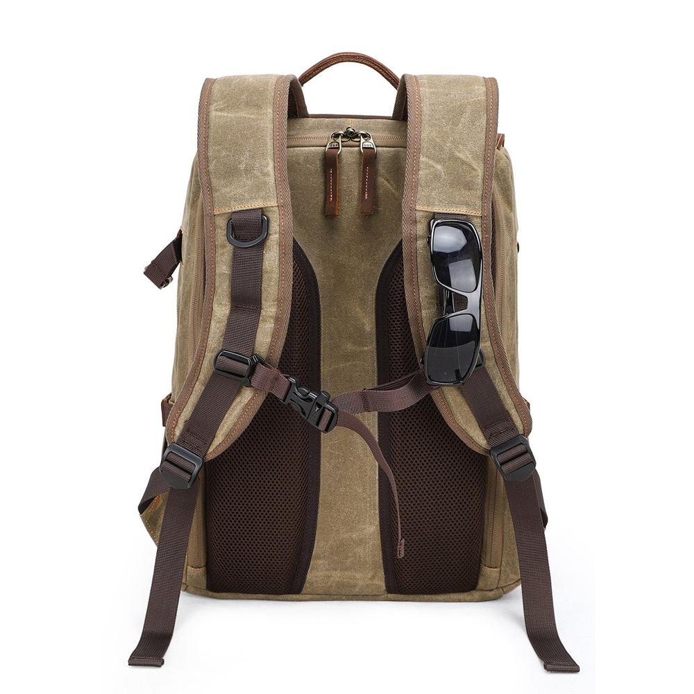 Waxed Canvas Camera Backpack | ALGONQUIN - Image 8