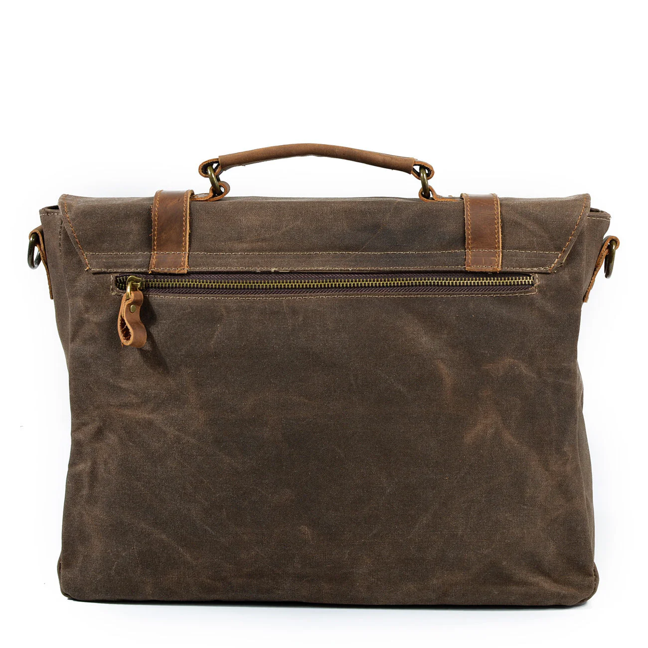 Waxed Canvas Messenger Bag | WINNIPEG - Image 10