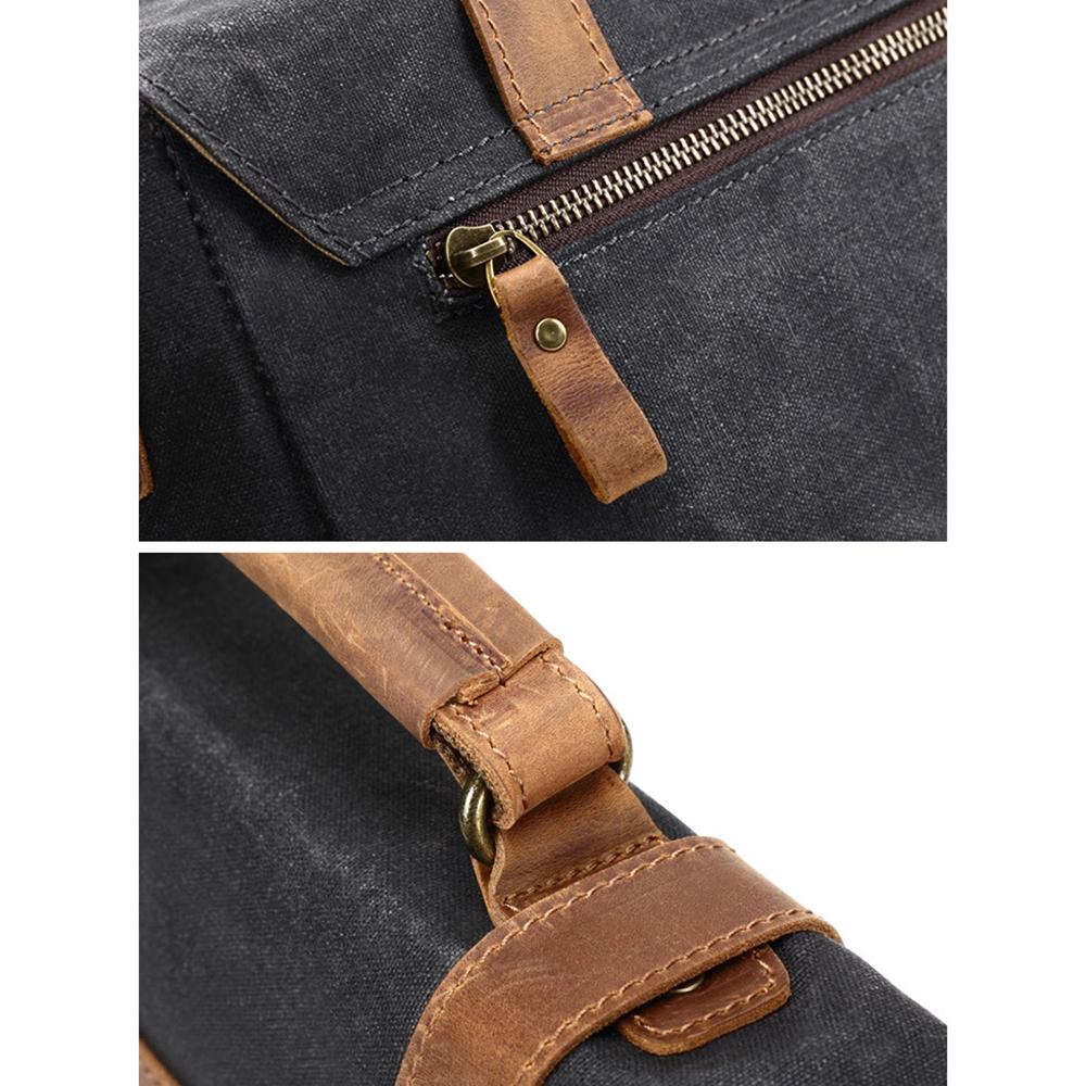 Waxed Canvas Messenger Bag | WINNIPEG - Image 19
