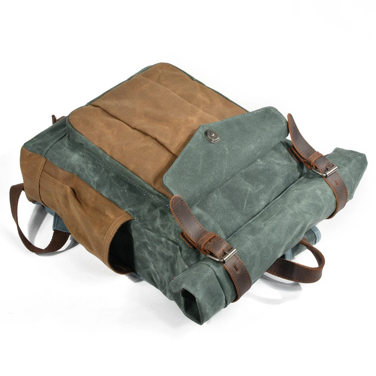 Waxed Canvas Roll Top Backpack | LUND - Image 7