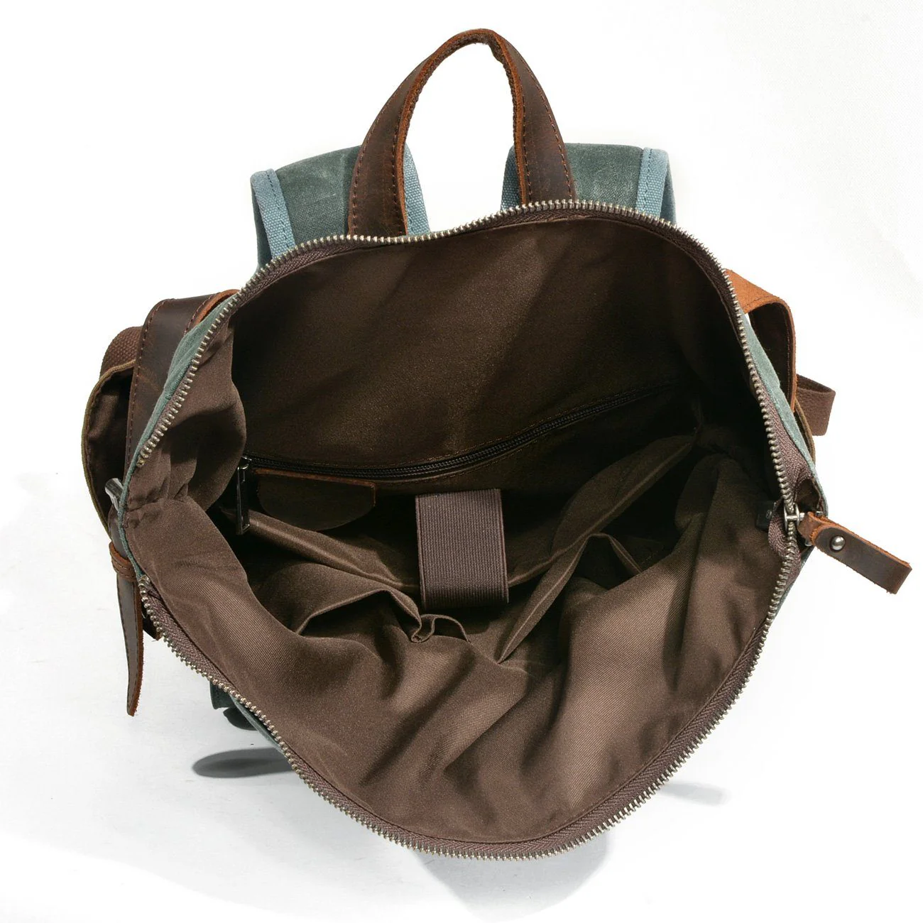 Waxed Canvas Roll Top Backpack | LUND - Image 9